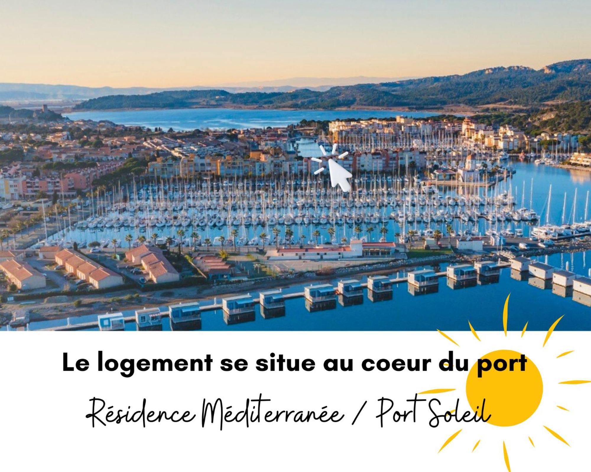 L'Eden - Vue Magnifique Sur Le Port, Les Chalets & La Mer - Gruissan Zewnętrze zdjęcie