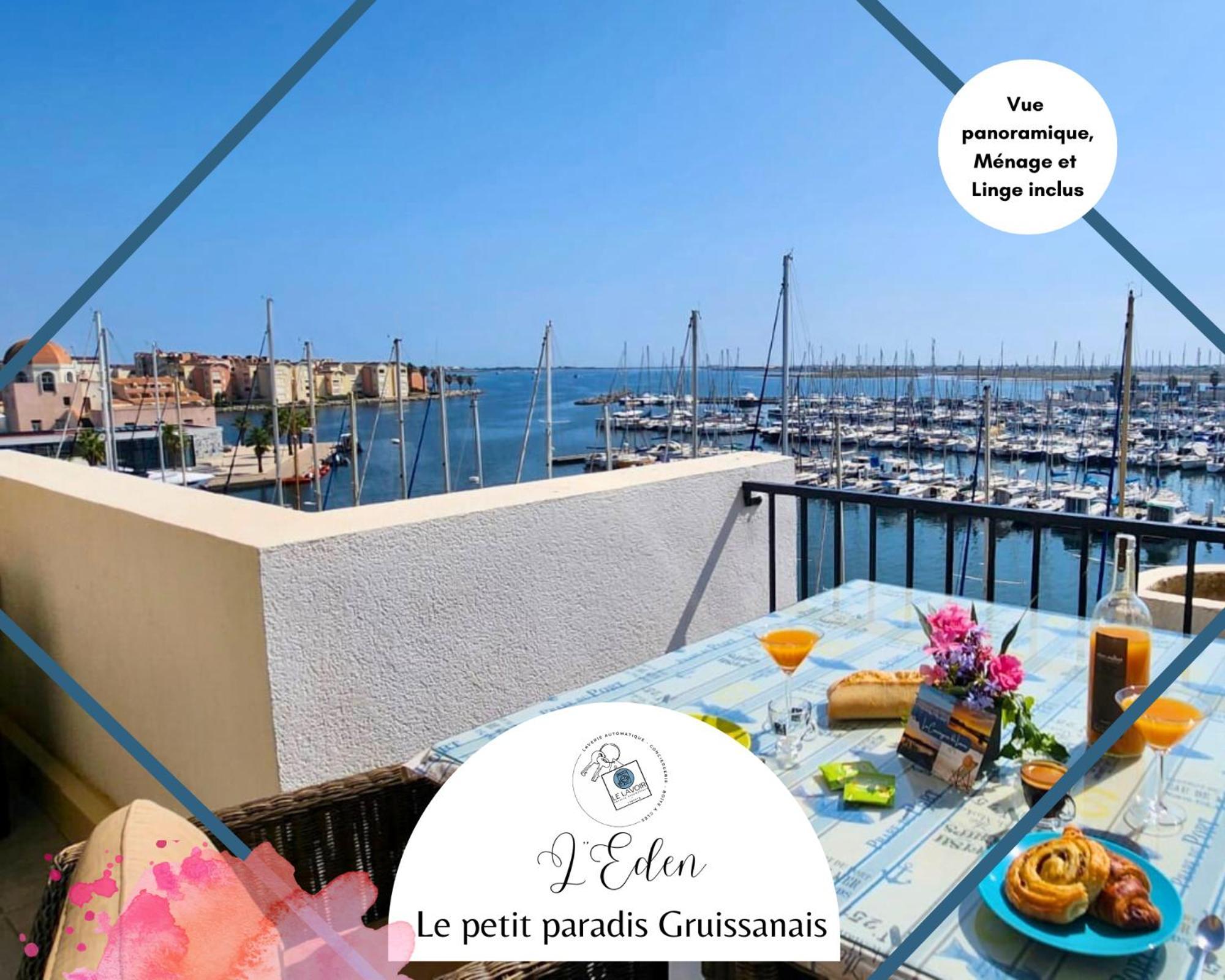 L'Eden - Vue Magnifique Sur Le Port, Les Chalets & La Mer - Gruissan Zewnętrze zdjęcie