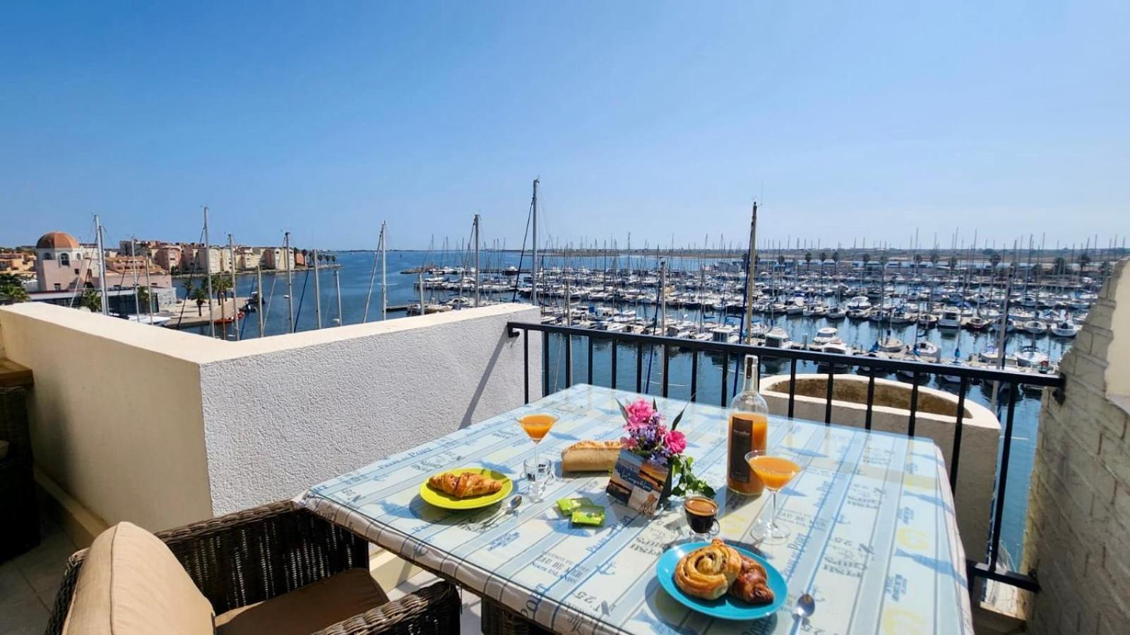 L'Eden - Vue Magnifique Sur Le Port, Les Chalets & La Mer - Gruissan Zewnętrze zdjęcie